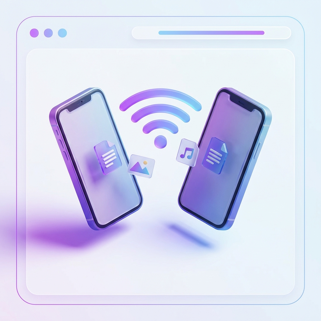 Передача файлов через wi-fi между смартфонами